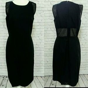 NWT Loft Black Eyelet Dress, Size 4